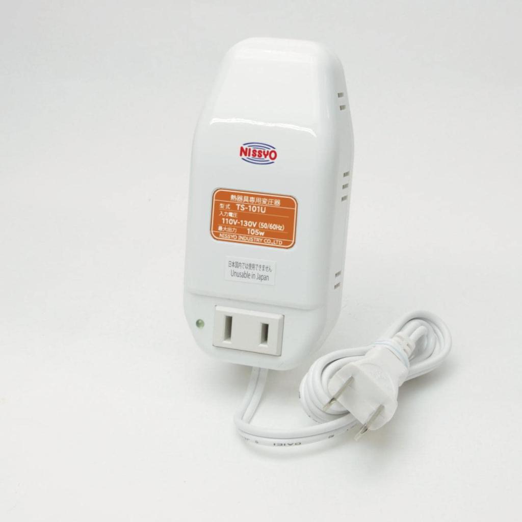 Nissho Kogyo To for International Travel TS-101U Transformer, AC110V~AC130V (50/60Hz) AC100V, 105W,