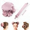 2/4/6pcs Heatless Hair Rollers Set with Satin Caps No Heat Curling Rods Heatless Curls  Sleeping Curl Bar Wave Hair Styling Tool