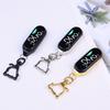 Electronic Hanging Watch Digital Display LED Watch Keychain Pocket Watch  Kids Adults