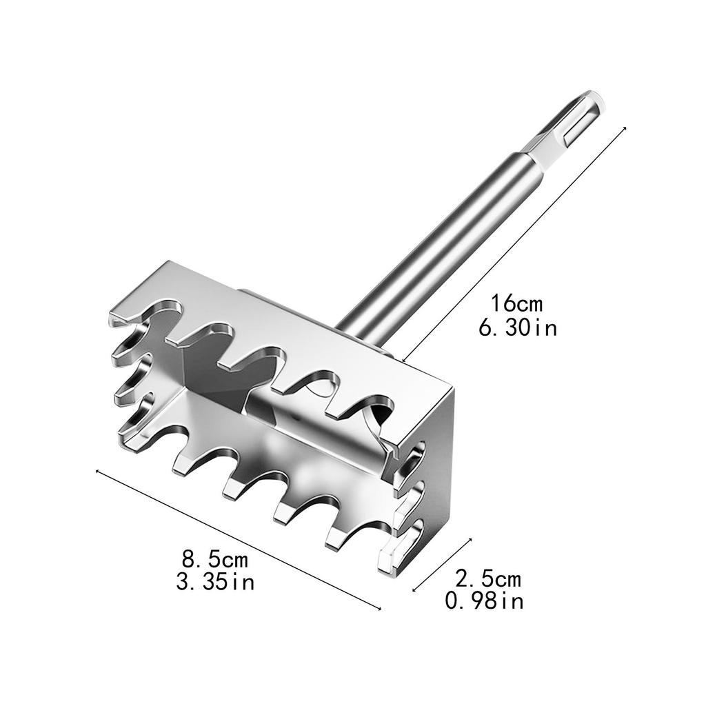 Quadratischer Schlitzfräser Passend für 86er Typ Hochlast-Steckdose Schlitzfräser Schnitzen für Zement Heimwerker-DIY-Projekt Ziegel Beton