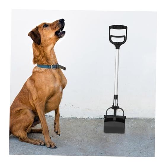 Outdoor pet excrement cleaner Easy to use with one hand Made of lightweight plastic Long handle design makes it easy to carry Cleaning goods ideal