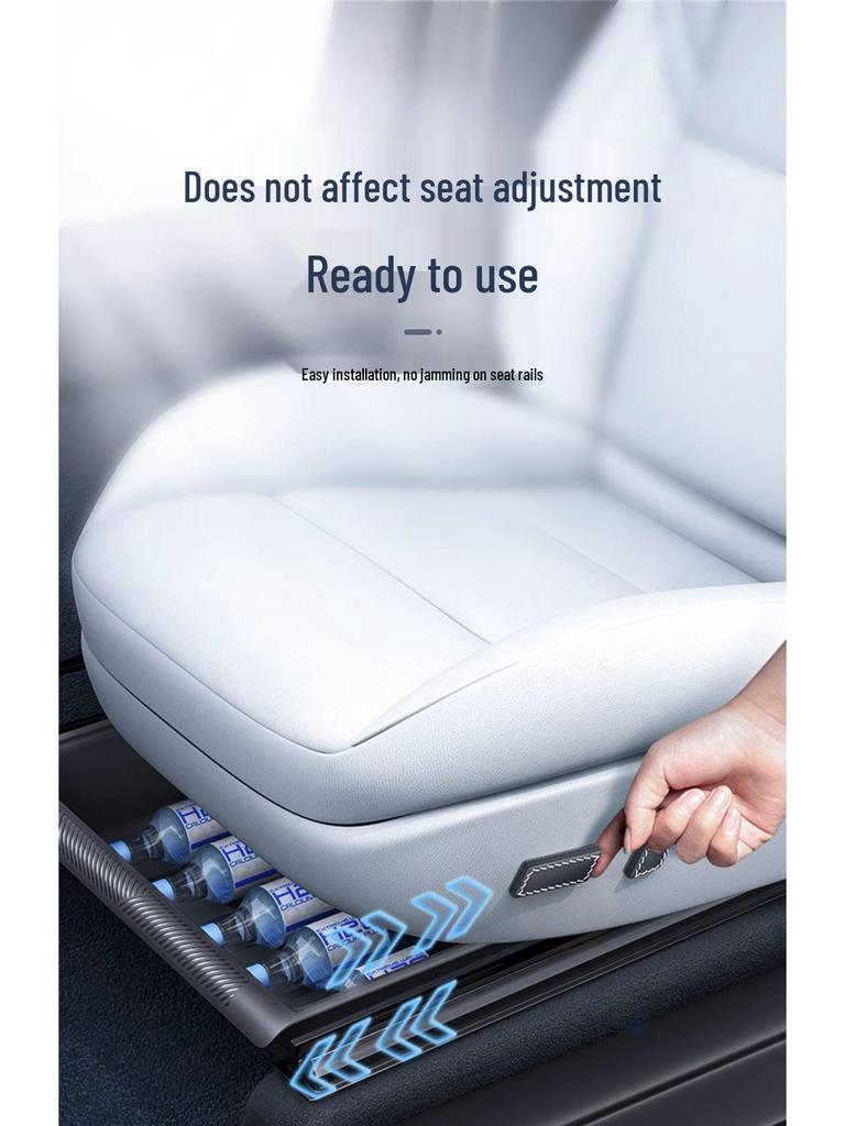 Teslas Model Y Under-Seat Storage Organizer - Interior Accessory