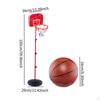 Kids Basketball Hoop Family Games Set Portable Game Toy Adjustable Height for