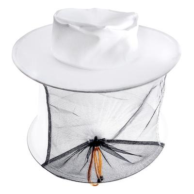 BeeKeeping Protective Bee Hat Anti Bee White Hat-Veil Combo Repellent Bee Cap Bug Mesh Mask Bee-keeping Protection Beekeeper