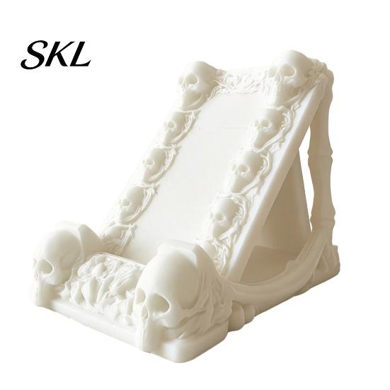 Versatile Mobile Holder 3D Printed Skeleton Phone Holder, Universal Stand, Decorative Stand Support, Creative Skulls for All Models Adjustable