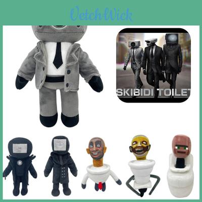 Skibidi Toilet Man Plush Toy Soft And Comfortable Short Plush 25-27cm Height