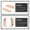 1 Pair Metal Material Watch Band Adapter Black Color Band Connection Adapter  Damaged Connectors
