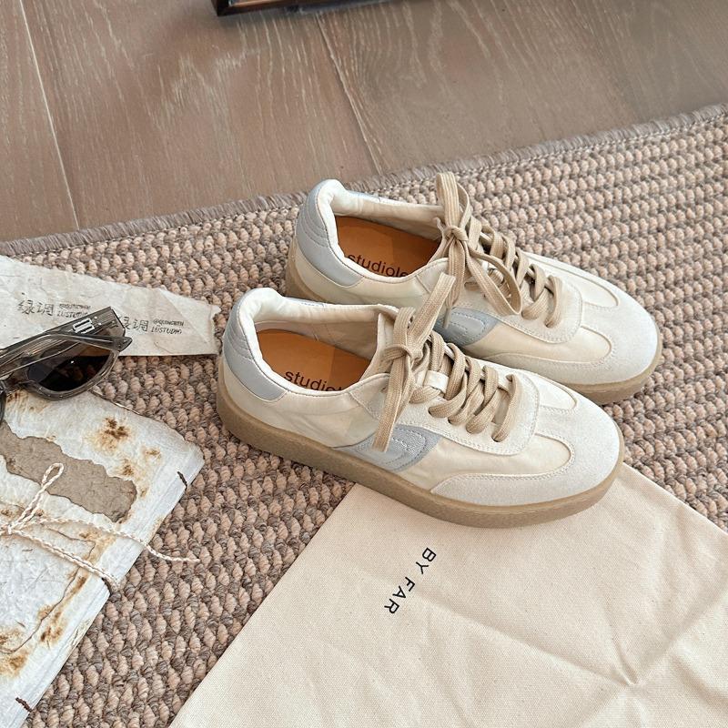 

~ Классические круглого носка, толстая подошва, цветные кеды, конская кожа, кашемир, повседневные женские весна и осень 34