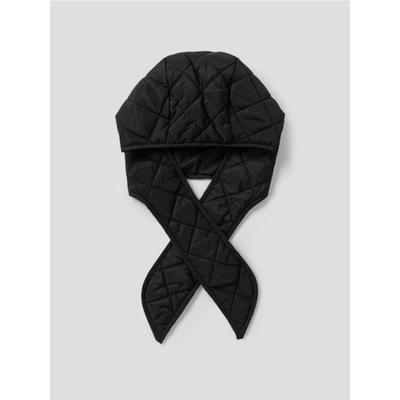 Quilted Earflaps Black (195X8BWYC5)