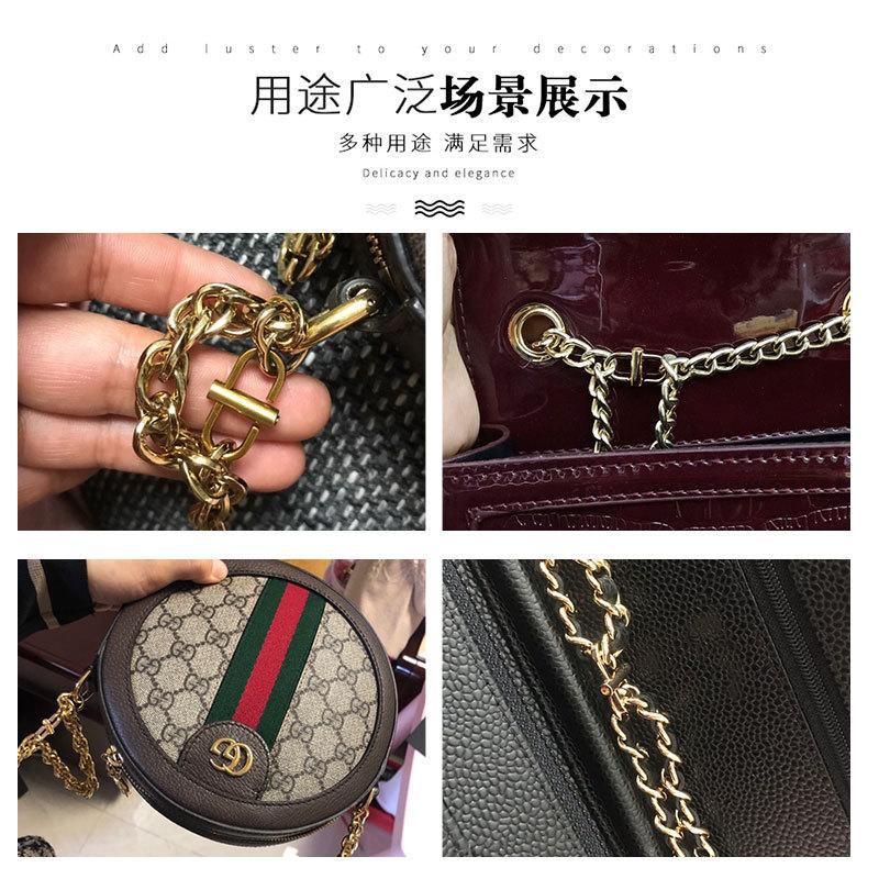 Metal Bag Chain Repair Adjustment Buckle Bag Belt Link Button Bag Belt Chain Length Shortening Button