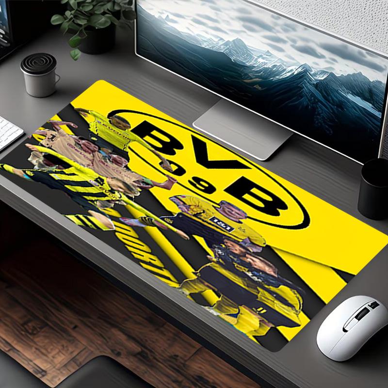 Borussia Dortmund Print Mauspads, für Tastaturpad Laptop PC Matte für Büro Heimgebrauch, Schreibtischdekoration, Perfektes Geburtstagsgeschenk für Gamer