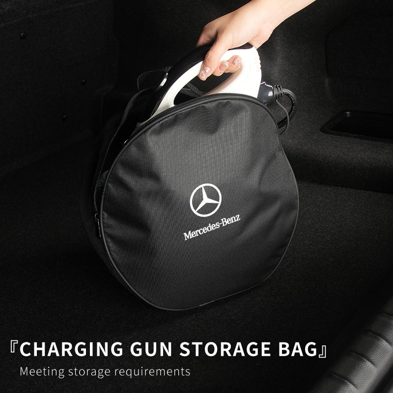 GLC GLB EV Auto Laadkabel Opbergdoos Oplader Kabels Draagtas Kofferbak Organizer Voor Mercedes Benz AMG A C E Klasse C180 C200