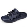 Men Summer Anti-slip Soft EVA Slippers Male Outdoor Hole Garden Sandals Casual Breathable Comfortable Flat Indoor Shoes