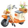 DIY Cute Lighting Machinery Little Sheep Electric Vehicle Motorcycle Retro Building Blocks Classic Model Bricks Sets Toys