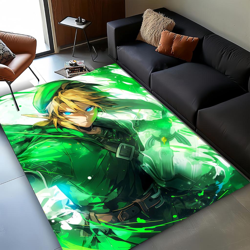 3D Zeld Classic Game Carpet Rug for Living Room Bedroom Home Sofa Decoration,kids Play Non-slip Floor Mat Christmas Gift