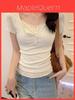 Floral T Shirt For Summer Women Slim Fit Casual Top