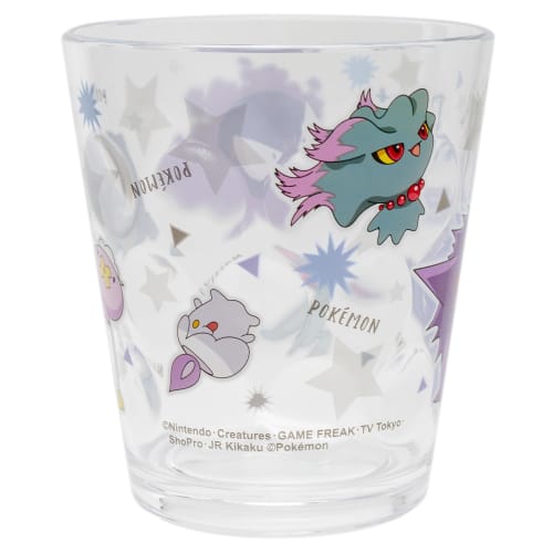 Tees Factory Pok?mon Ghost-Type Plastic Cup, 300ml, Clear White, PM-5526440GO