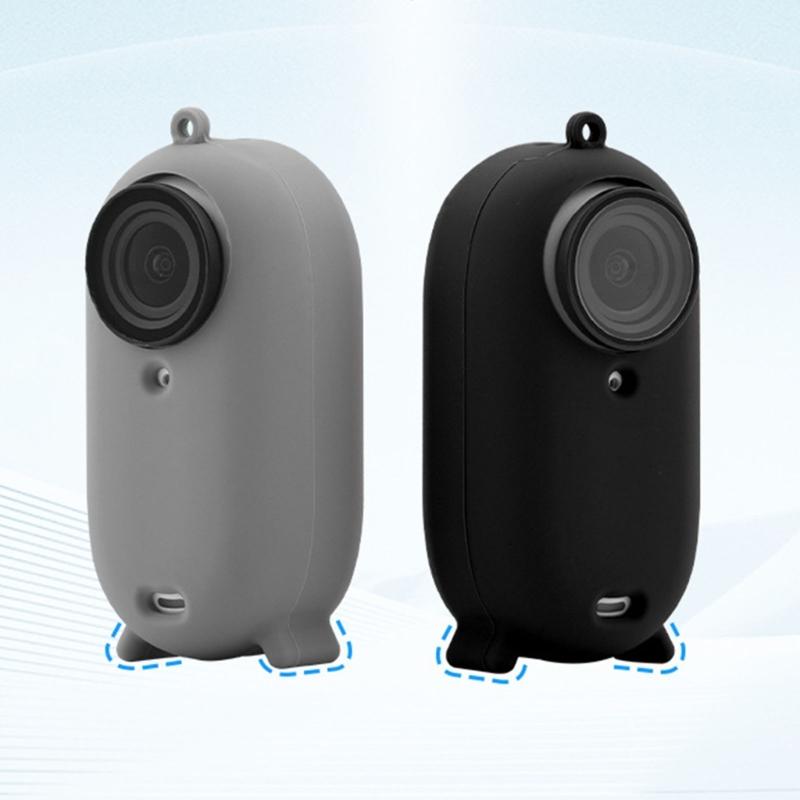 Silicone Protective Case For GO 3S Thumb Camera, Silicone Case Durability Rubber Cover, Easy Access Design Protector