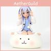 Adorable Sitting Kyoko Chino Pvc Figurine With Beautiful Pajamas Display For