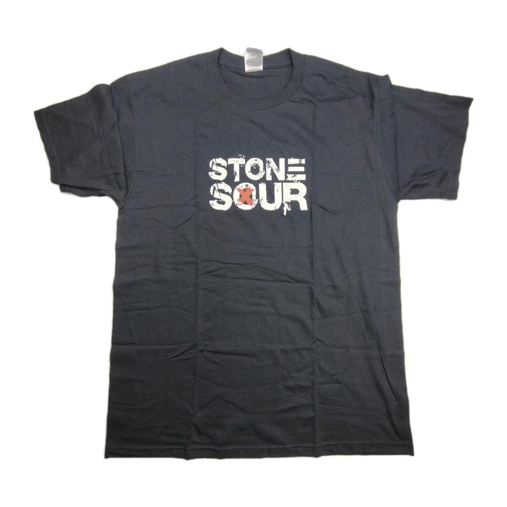 Stone Sour Band Tee Large Black Y2K Rock Metal Shirt Corey Taylor Music New