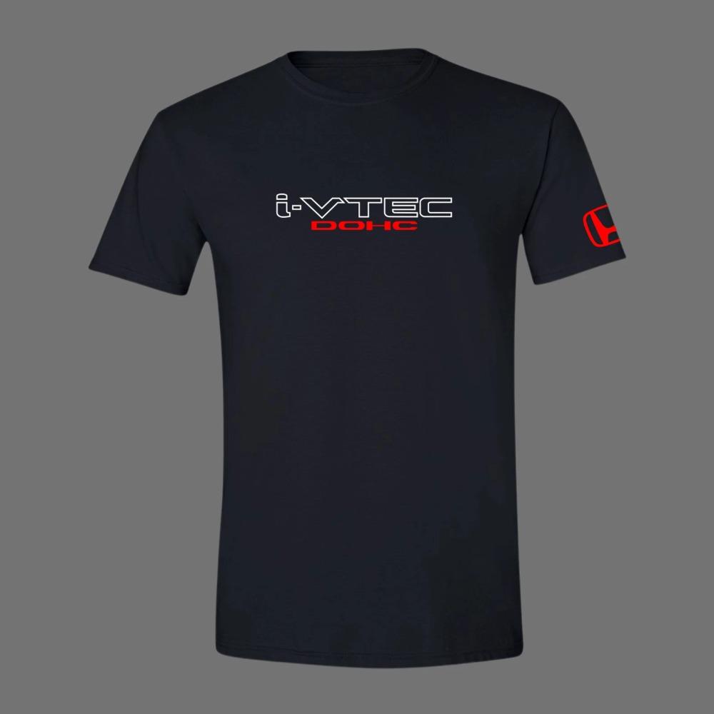 

Honda Mens and Womens Tshirt Honda iVTEC Summer Motorcycle Tee Racing Shortsleeved Spring Cycling Offroad Fashion Top 4XL