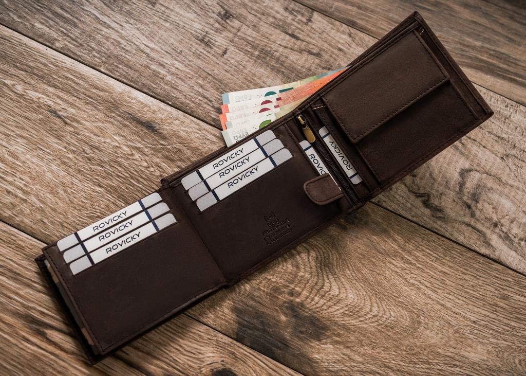 Men's Leather Wallet N992-CHM-HORSE-BL BROWN