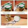 New Adjustable Stainless Steel Can Opener Rotating Non-slip Bottle Opener Twist Multifunctional Manual Can Opener Kitchen Tool