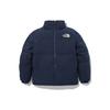 The North Face Down Jackets Unisex Blue/White Stand Collar Thickened Other NJ1DN77B