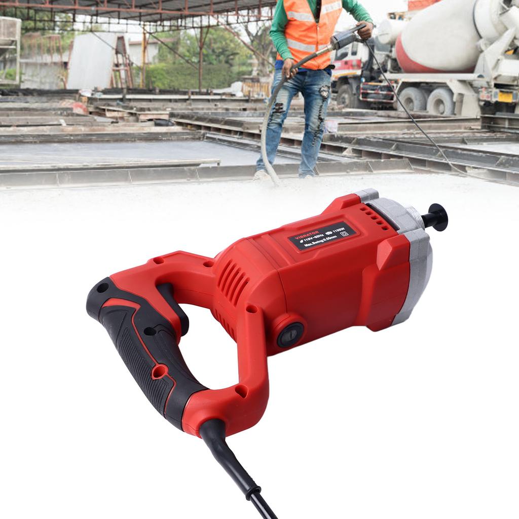 Concrete Vibrator Handheld Concrete Vibrator High Frequency Electrodynamic Concrete Vibrator for Eliminating Bubbles Mixing