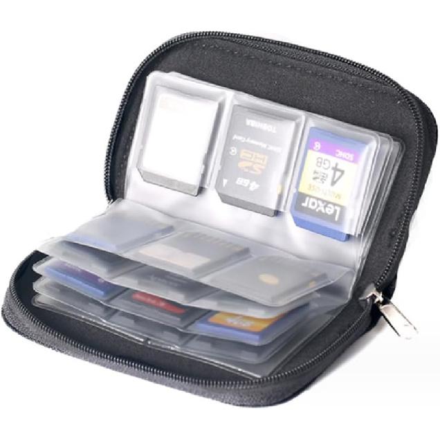 1pcs Memory Card Storage Carrying Pouch Case Holder Wallet For CF/SD/SDHC/MS/DS