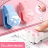 1PC Mini Stapler Portable Stapler Send Staples Student Cartoon Binding Machine Cute Stationery