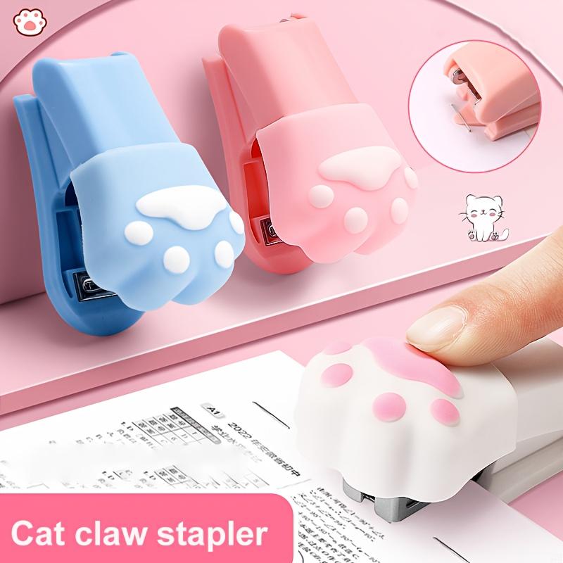1PC Mini Stapler Portable Stapler Send Staples Student Cartoon Binding Machine Cute Stationery