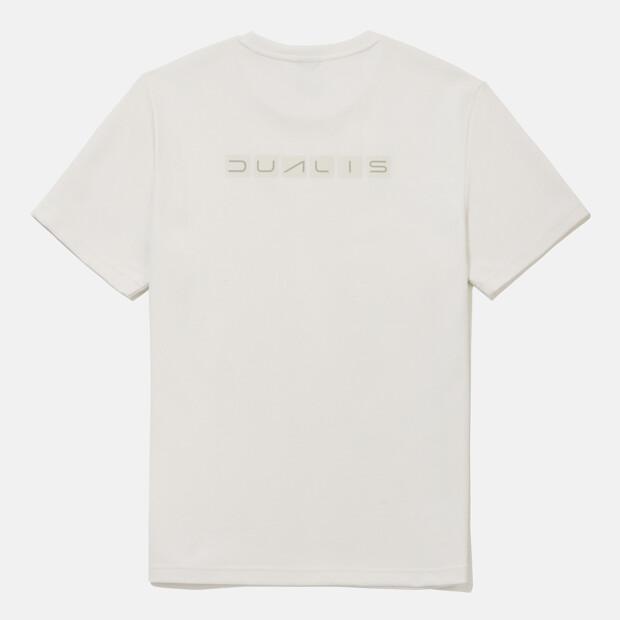 DESCENTE Dualis Back Graphic Short Sleeve T-Shirt Ivory Sr111Dts32