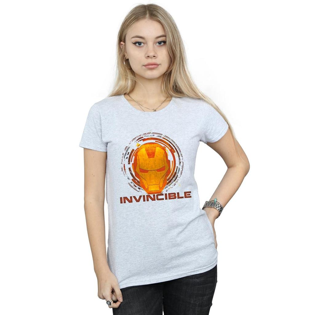 Marvel Womens/Ladies Iron Man Invincible Cotton T-Shirt
