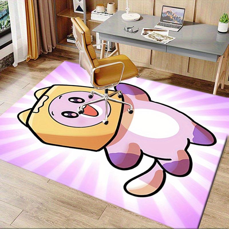 1pc Cute, Cartoon, LankyBox Office Carpet Soft Polyester Entrance Carpet Washable Non Slip Machine W