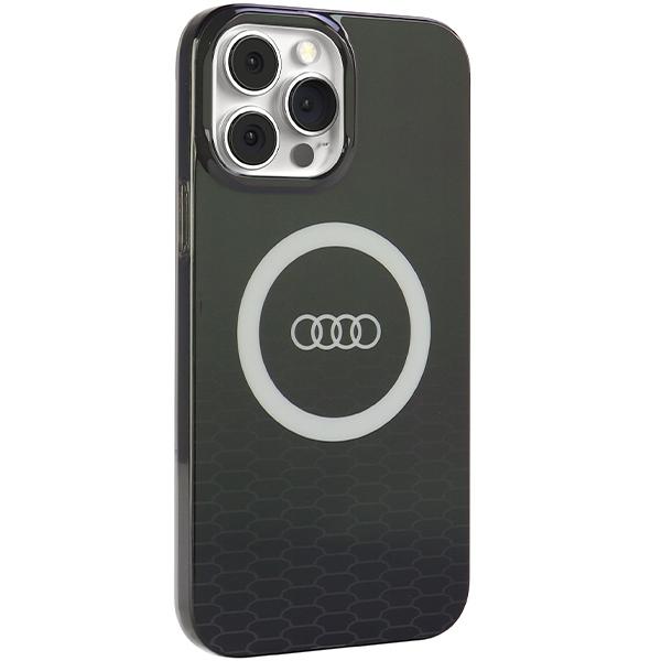 Audi Iml Big Logo Magsafe Hülle Iphone 13 Pro Max 6.7 Schwarz/Black Hardcase Au-Imlmip13Pm-Q5/D2-Bk
