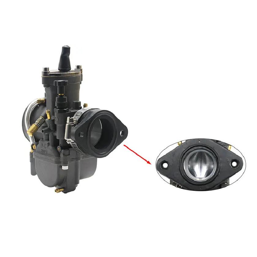 Motorcycle Carburetor Adapter Inlet Intake Pipe Rubber Mat For Honda Cg 125 Peugeot Speedfight Ax100 Cg125 Honda