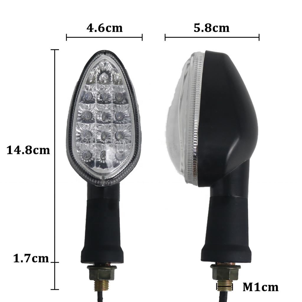 Universal Waterproof Motorcycle Motorcycle Turn Signal Light LED Light Indicator Brake Tail Light Turn Signal