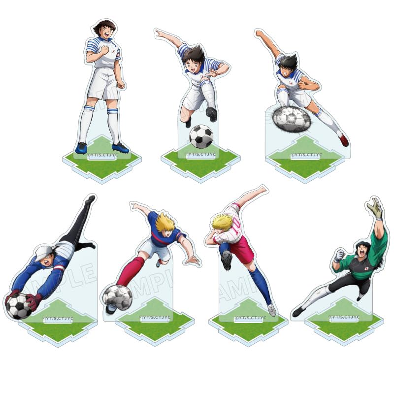 TV Anime  Captain Tsubasa Season 2 Junior Youth Arc  Trading Mini Acrylic Stands Box of 7