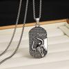 2026 New 12 Constellation Male Versatile Retro Style Constellation Sweater Pendant Necklace