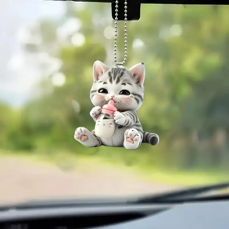 Charming Cat Acrylic Car Decoration For Delightful And Unique Accessories Automotive
