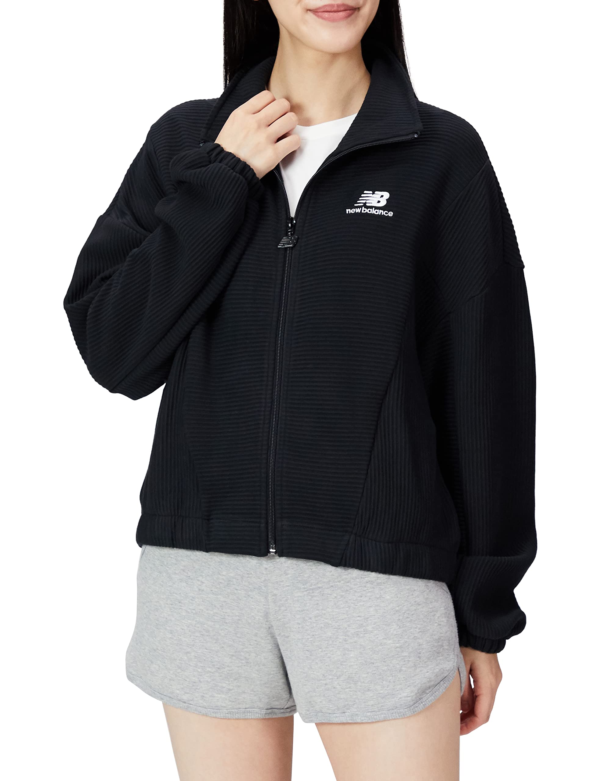 

Куртка NB Athletics Track Jacket WJ23500 BK S [New Balance] Женская (черный)