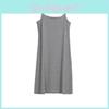Women's Long Tanks Camisole Dress Tunic Slip Length Stretch Spaghetti Tank Top In Premium Quality Fabric