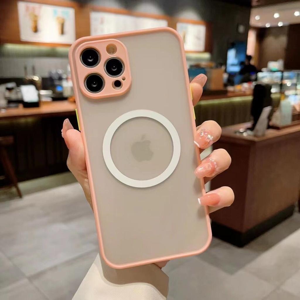 Simple and Applicable Iphone14promax Phone Case, Transparent Apple 13 Full Cover 12 Magnetic 11 Anti-drop Protective Case