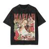 Divertente T-shirt con Stampa Grafica Mariah Carey All I Want for Christmas Is You Uomo Donna Estate Vintage Lavato Cotone Top Maglietta Oversize