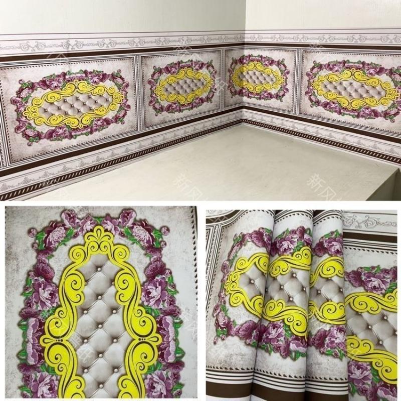 70cm-wide waterproof and moisture-resistant self-adhesive wallpaper, washable, for bedroom decoration