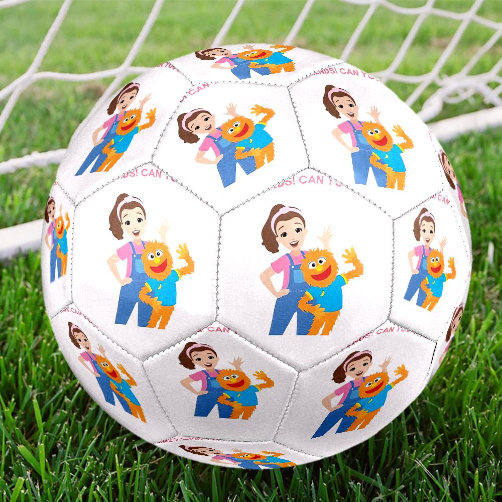 Di Più. Pallone da Calcio Tema Rachel Taglia 5, Adatto Sia per Partite Indoor che Outdoor, un Regalo Adatto a Tutti.