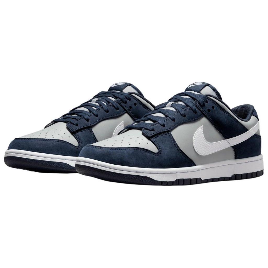 Nike Dunk Low Ossidiana Grigio Fumo Chiaro Sneakers Uomo Blu Bianco IB3079-400