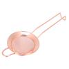 Stainless Steel Cone Shape Cake Powder Filter Cocktail Mesh Strainer Bar AccessoriesRose Gold