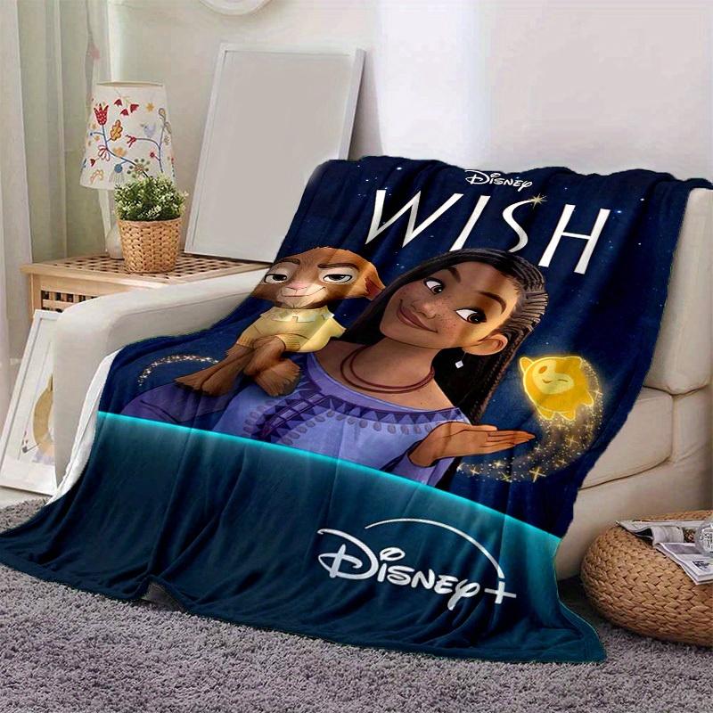 

1pc, Disney Wish Home Decorative Throw Blanket Soft Cover for Couch, Bed, Car, Office Nap 80cmx120cm